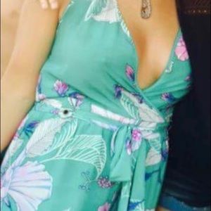 Yumi Kim silk floral jumpsuit